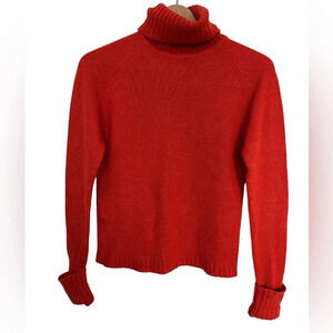 Soya Cozy orange Turtleneck Sweater  size small